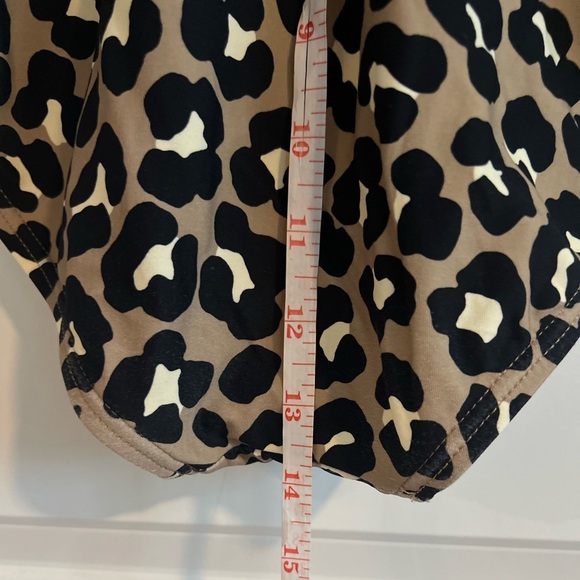 Michael KORS Women's Leopard-Print Lace-Up One-Piece Swimsuit - Picture 6 of 10